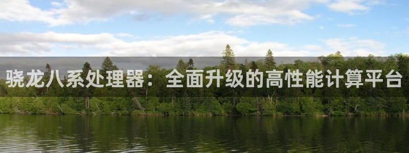 南宫NG账号注册：骁龙八系处理器：全面升级的高性能计算平台