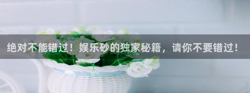 南宫NG吧：绝对不能错过！娱乐砂的独家秘籍，请你不要错过！